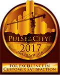 pulse of the city 2017 winner badge